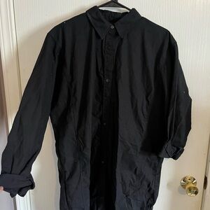 Universal Thread Lightweight Shirt Jacket in Black